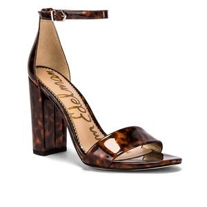 Yaro Heel in Black & Brown Tortoise